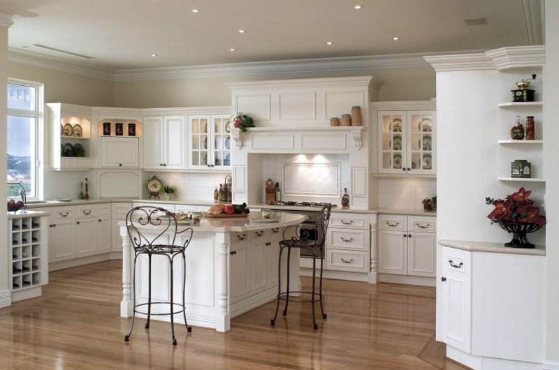 Mueble de Cocina Provensal Pintada Blanca