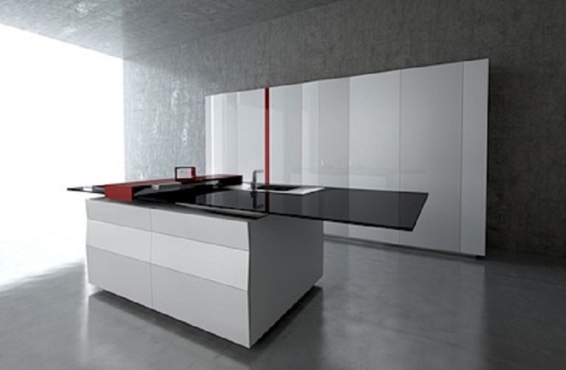 Muebles de cocina muy minimalista