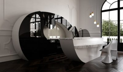 Cocina Con Muchas Curvas 01