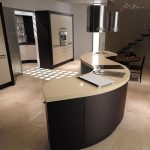 Diseño Italiano – Curvas en Muebles de Cocina Suaves