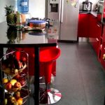Muebles de cocina modernos en ROJO Y NEGRO – Huechuraba